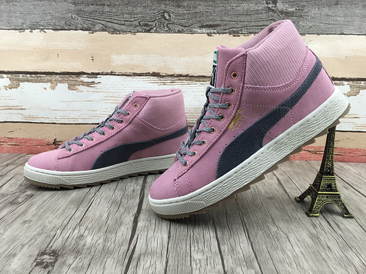 Puma Suede High-Top Women Skate Sneaker--006